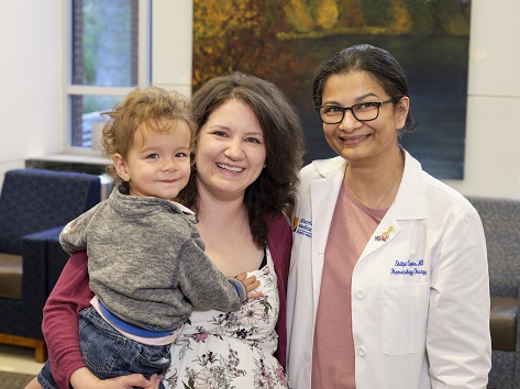 A breast cancer survivorship story for mom and baby