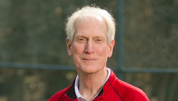 Tom on the tennis court.