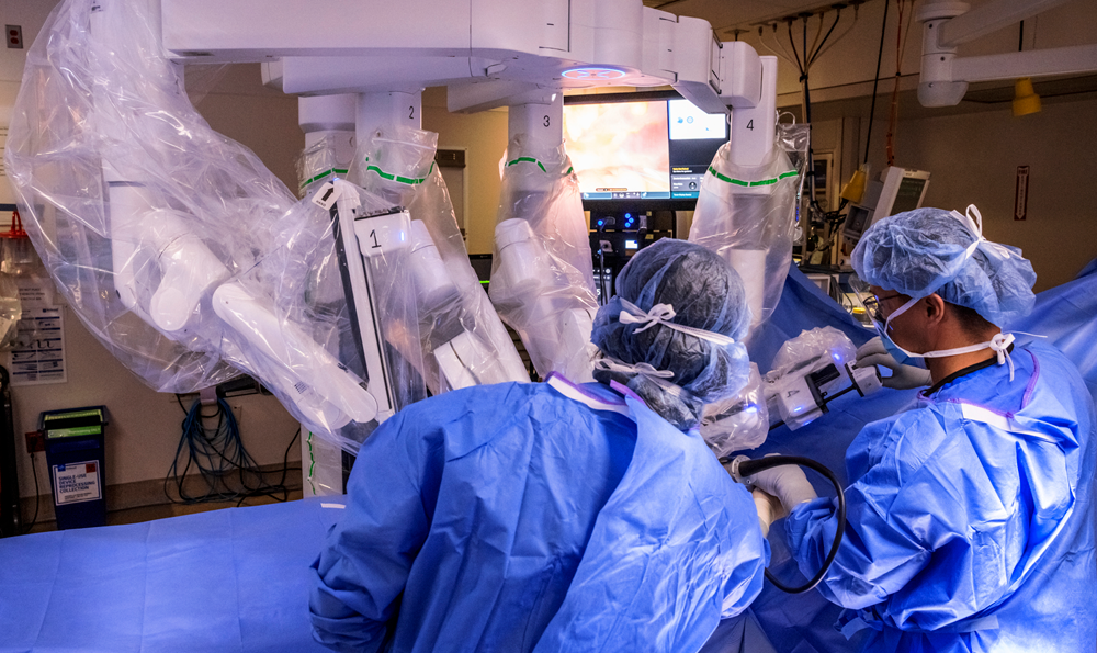 Robotic hernia surgery at Morristown Medical Center