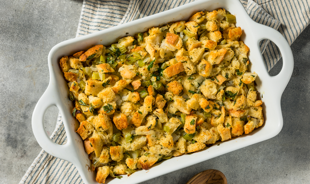 Whole-Grain Caramelized Onion and Apple Stuffing