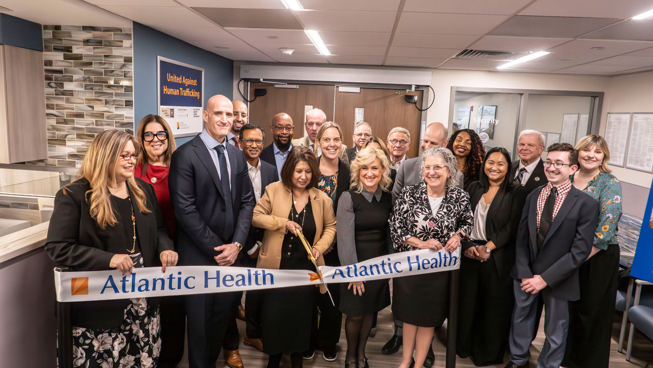 Ribbon cutting ceremony for the renovated Union Campus Emergency Department